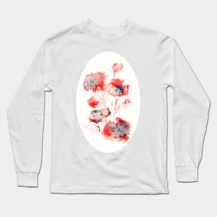 Red poppies Long Sleeve T-Shirt